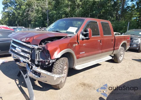 2006 Ford F250 Super Duty из США, поврежденный, VIN 1FTSW21P26EB36611